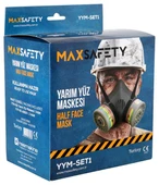 MaxSafety Yarım Yüz Maskesi YYM-100+YYF-110 - 1