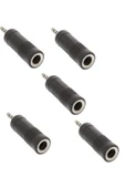 harry 5 Adet Elektro Gitar Bilgisayara Bağlamak 6.3 Mm Dişi 3.5 Mm Stereo Çevirici Jak Fiş Büyükden Küçüğe - 1