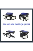 Rabelix Online Marketing Solar Güneş Enerjili 74 Ledli Hareket Sensörlü 3 Modlu Bahçe Balkon Aydınlatma Sokak Lambası thumbnail 7