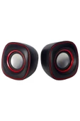 harry Telefon-Tablet-Bilgisayar ile Uyumlu 1+1 Oval Model Mini Usb Hoparlör-Speaker (2*3 WATT) 80dB - 1