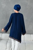 ASİMETRİK KESİM ŞERİT AKSESUARLI SALAŞ TUNİK thumbnail 8