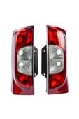 Enva Otomotiv Fiat Fiorino Sağ Sol Arka Stop Lambası Farı Takımı 2008-2016 Bagaj Kapağı Yana Açılır Tip thumbnail 1