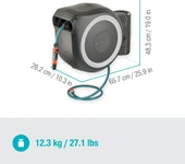 Gardena 18632 Duvara Monte Otomatik Hortum Makarası XL 35 M thumbnail 2