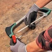 UNİVERSAL DEMİR TESTERESİ 300MM + 3 YEDEK BIÇAK - 1