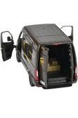 Çek Bırak Diecast Model Araba 10 cm - Mercedes Sprinter Kargo Arabası Ups Metal Açılabilir Kapılı - 6