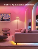 Govee RGBICW H612ACD1 Kesilebilir, Silikon Kaplamalı, Matter, Alexa, Google Asst. , Wifi+Bt Led Şerit - 5 Metre thumbnail 3