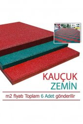 Kauçuk Zemin Kaplama 40x40x2cm Çocuk Anaokulu Kreş - 2