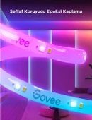 Govee RGBICW H612ACD1 Kesilebilir, Silikon Kaplamalı, Matter, Alexa, Google Asst. , Wifi+Bt Led Şerit - 5 Metre thumbnail 2