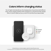 Samsung EP-P5400T Kablosuz Hızlı Şarj Cihazı İkili (15W) - Beyaz w/ TA thumbnail 2