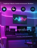 Govee RGBICW H612ACD1 Kesilebilir, Silikon Kaplamalı, Matter, Alexa, Google Asst. , Wifi+Bt Led Şerit - 5 Metre thumbnail 6