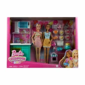 Barbie Brooklyn ve Malibu Pasta Yapıyor Oyun Seti HJY94 thumbnail 1