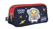 Capybara Erkek Çocuk İki Bölmeli Astronot Kalem Çantası - Lacivert - Kırmızı - 5229 thumbnail 1