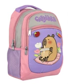 Capybara Kız Çocuk İlkokul Okul Sırt Çantası - Mor - Pembe - 5233 thumbnail 1