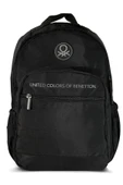 United Colors Of Benetton. Monokrom Style Unisex Çocuk Sırt Çantası - Siyah thumbnail 1