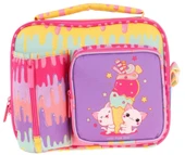 Kaukko Kız Çocuk, Sarı Mor, Dondurma Baskılı Isı Yalıtımlı Üç Bölmeli (Matara Cepli) Okul Beslenme Çantası L7247 thumbnail 2
