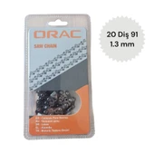 Kesik Zincir ORAC 91 – 1.3 mm, 20 Diş, Yuvarlak Ağız | Dayanıklı ve Pürüzsüz Kesim Performansı thumbnail 1