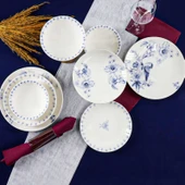 Tulu Klasik DB1834 24 Parça Porselen Yemek Takımı - 1