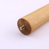 Bohem Stil 30 cm 4 ADET Kahverengi Boyalı Doğal Ahşap Silindir Sehpa ve Masa Ayağı Mobilya Ayakları thumbnail 7