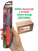 Sürbisa 61004 Sebze Bıçağı Narçiceği Lz1 Koli (12 adet Tırtıklı ) thumbnail 1