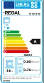 Regal SF 6060 DG 66 L 4 Gözü Gazlı Solo Fırın thumbnail 2