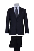 Hatemoğlu Erkek Siyah Slim Fit Takım Elbise - 1