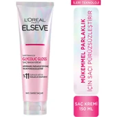L'oréal Paris Elseve Glycolic Gloss Mükemmel Parlaklık Için Pürüzsüzleştirici Saç Kremi 150ML - 2