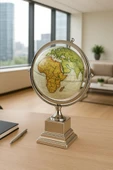 Dünya Küre Stantlı Dekoratif Döner World Globe Sl340-C 26cm - 10