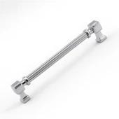 Çizgili Krom Renk 192 mm 19.2 cm Metal Kulp Mobilya Çekmece Mutfak Dolabı Dolap Kulpları Lüks Kulb thumbnail 1