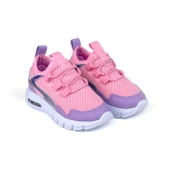Kız Bebe Lila Işıklı Bağcıksız Rahat Kalıp Sneaker Spor Ayakkabı - 1