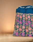 Omuz Şal ipek Işlemeli Paşmina Şal Kaşmir - 1