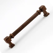 Çizgili Antik Bakır 224 mm 22.4 cm Metal Kulp Mobilya Çekmece Mutfak Dolabı Dolap Kulpları Lüks Kulb thumbnail 1