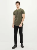 LC Waikiki Casual Bisiklet Yaka Kısa Kollu Basic Penye Erkek Tişört thumbnail 3