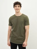 LC Waikiki Casual Bisiklet Yaka Kısa Kollu Basic Penye Erkek Tişört thumbnail 2