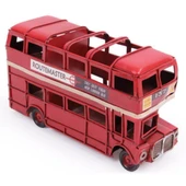 Dekoratif Metal Araba Londra Şehir Otobüsü Kalemlik thumbnail 2