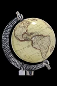 Dünya Küre Stantlı Dekoratif Döner World Globe Sl911-A 24cm - 6