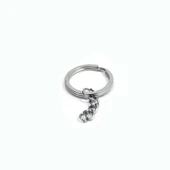 Anahtarlık Halkası Zincirli  5 Cm (1000 Adet)  Gümüş - 1
