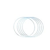 Tel Taç Çemberi 3 MM 18 CM (12 Adet)  Beyaz - 1