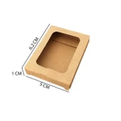 Kutu Karton Tekli Sabun Kutusu 5X6.2 CM (50 Adet)  Kraft - 2