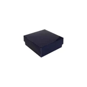 Komple Karton Kutu Düz Renk 9X9X3 CM (25 Adet)  Lacivert - 1