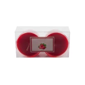 Kapsül Mum 3x5.5 CM  İkili  Akrilik Kapsül   Kırmızı - 1