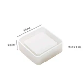 Epoksi Silikon Kalıp Küllük Kalıbı Kare 9.8X3.2 CM - 2