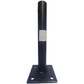 bluebee C06 25x250mm Yuvarlak Altıgen Siyah Çapa Makinesi Sağ Sol Teker Aks Mili thumbnail 1