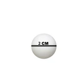 Strafor Top Ve Küre Yuvarlak Strafor Köpük 2 CM (100 Adet) - 2