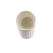 Cupcake Kalıbı Orta Boy Düz Renk  50*39 MM (100 Adet)  Beyaz - 1