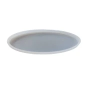 Epoksi Silikon Kalıp  Küçük Oval Tepsi Kalıbı 19 X13 CM - 1