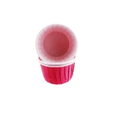 Cupcake Kalıbı Küçük Boy Düz Renk  44X35  MM (100 Adet)  Fuşya - 1