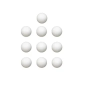Strafor Top Ve Küre Yuvarlak Strafor Köpük 2 CM (100 Adet) - 1