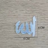 Aynalı Flexi Ayet Allah CM (20 Adet)  Gümüş - 2