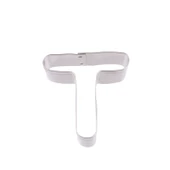Kek Kurabiye Ve Pasta Kalıbı Metal T Harfİ Büyük Boy Alfabe 8.5 CM - 1
