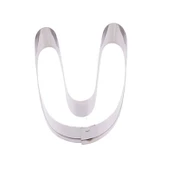 Kek Kurabiye Ve Pasta Kalıbı Metal U Harfİ Büyük Boy Alfabe 8.5 CM - 1
